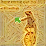 Upvote! Spaghetti Frog meme