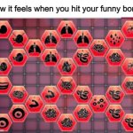 OUCH! | How it feels when you hit your funny bone: | image tagged in memes,funny,plague inc,relatable,stop reading the tags,pie charts | made w/ Imgflip meme maker