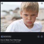 how to make your child angry