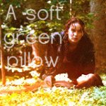 A soft green pillow