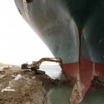 Suez boat stucked