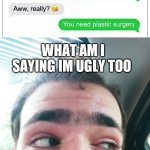 You know the vibe | WHAT AM I SAYING IM UGLY TOO | image tagged in fun,funny,memes | made w/ Imgflip meme maker