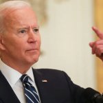 Joe Biden wagging finger