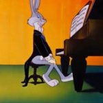Bugs bunny piano