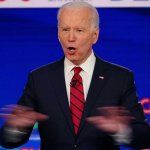 Joe Biden hands motion blur