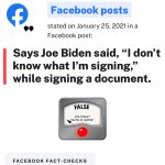 Politifact Joe Biden I don’t know what I’m signing
