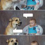 3 in 1 dog and baby template