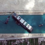 Evergreen Suez Canal ship stuck