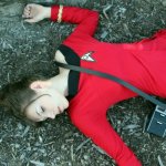 Star Trek dead redshirt female cosplayer 2