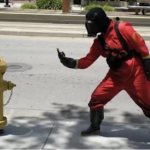 pyro fingering fire hydrant meme