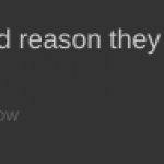 You shouldn't talk