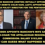 Joe Manchin is the swamp meme