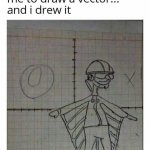 Vector drawing meme