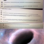 This was an actual conversation between me and Child_Brown_Official | MWAHAHAHAH | image tagged in black hole | made w/ Imgflip meme maker