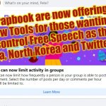 Modern Free Speech Limiting | Crapbook are now offering new Tools for those wanting to control Free Speech as they, China, North Korea and Twitter do. Yarra Man | image tagged in freedom of speech,china north korea twitter | made w/ Imgflip meme maker