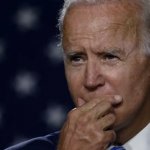 Joe Biden Puzzled 7 hands on face