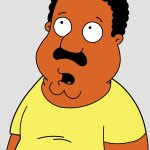 Family Guy - Cleavland Brown Looking Up meme