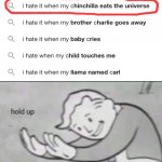 Wait... Chinchillas can eat the universe? | image tagged in fallout hold up,memes,funny,google search,gifs,not really a gif | made w/ Imgflip meme maker