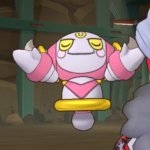 Hoopa holding something