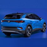 vw voltswagen volkswagen id4 ev blue