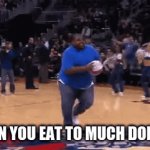fat boi | WHEN YOU EAT TO MUCH DONUTS | image tagged in gifs,funny | made w/ Imgflip video-to-gif maker