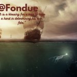 at sea template-Fondue