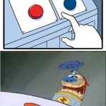 stimpy pressing red button