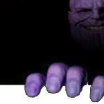 Thanos hand meme