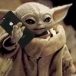 Baby Yoda phone meme