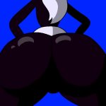 fnia marionette butt but in a different art style bluebackground GIF Template