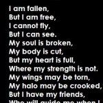 fallen Angel poem (YUUSSS)
