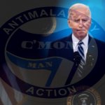 Joe Biden solemn antimalarkey action