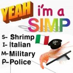 shrimp italian military police meme