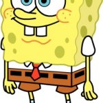 Spongebob squarepants close up slight angle