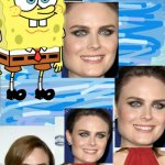 Animorph Emily Deschanel to Spongebob Squarepants