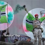 Maga riot symbols Kekistan