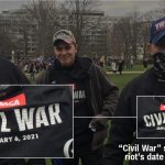 Maga riot symbols Civil war