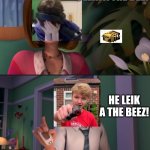 Cursed. So cursed. What have i done | I LEIK A THE BEE! HE LEIK A THE BEEZ! | image tagged in bee movie vanessa and ken | made w/ Imgflip meme maker
