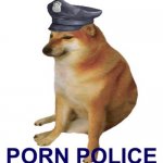 Porn Police official logo meme