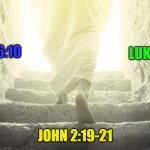 Happy Resurrection Day, & Everyday! | LUKE 24:1-9; PSALM 16:10; JOHN 2:19-21 | image tagged in could not be kept inside | made w/ Imgflip meme maker