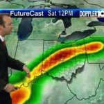 Weatherman forecasting erection 2