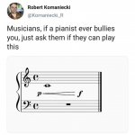Pianist insult