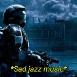 Sad jazz music