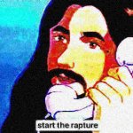 Jesus Christ start the rapture deep-fried 2