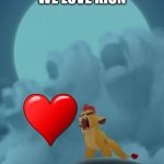 Kion roar 4 | WE LOVE KION | image tagged in kion roar 4 | made w/ Imgflip meme maker