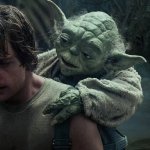 Luke and Yoda meme