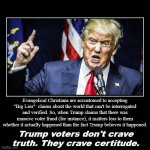 Trump voters truth vs. certitude