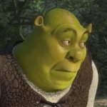 Suspicious Shrek face