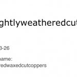 waxedlightlyweatheredcopperstairs’ announcement template meme