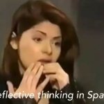 Soraya Reflective thinking in Spanish